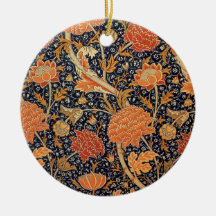 William Morris Wallpaper Cray Design Christmas Ornament
