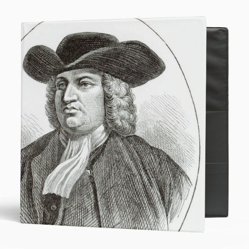 William Penn  engraved by Josiah Wood Whymper Vinyl Binders