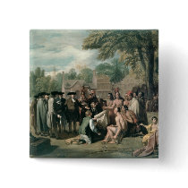 William Penn's Treaty with the Indians in Button