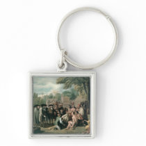 William Penn's Treaty with the Indians in Key Chain
