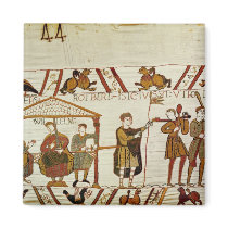 William, Robert de Mortain and Bishop Odo Fridge Magnet