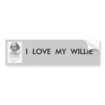 WILLIAM SHAKESPEARE bumper stickers
