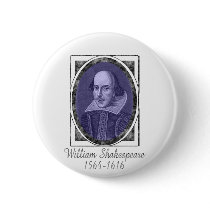 William Shakespeare buttons
