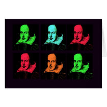 William Shakespeare Collage Greeting Cards