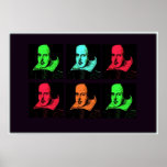 William Shakespeare Collage Poster