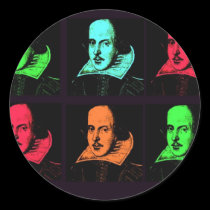 William Shakespeare Collage stickers