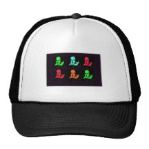 William Shakespeare Collage Trucker Hats