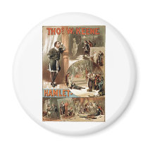 William Shakespeare Hamlet Play Magnet