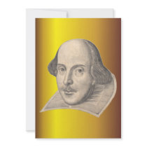 William Shakespeare Invitation