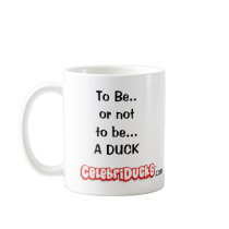 William Shakespeare Rubber Duck Mug