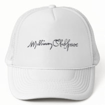 William Shakespeare Signature Trucker Hat