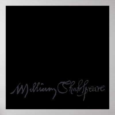 william shakespeare signature. william shakespeare signature.
