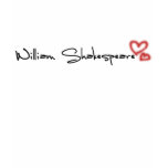 William Shakespeare t-shirts