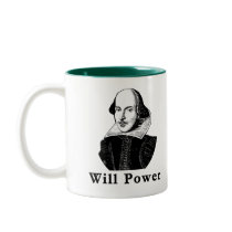 William Shakespeare WILL POWER Tshirts Coffee Mug