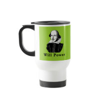 William Shakespeare WILL POWER Tshirts Coffee Mugs