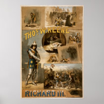 William Shakespeare's Richard III Advertising Poster