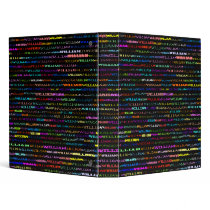 William Text Design I Binder
