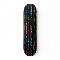 William Text Design I Skateboard by SjStevenson William Text Design I Skateboard