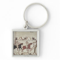 William the Conqueror  arrives at Bayeux Keychain