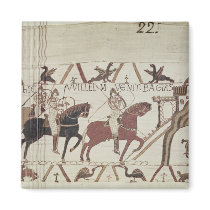 William the Conqueror  arrives at Bayeux Refrigerator Magnet