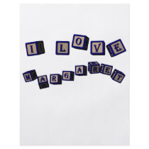 William toy blocks in blue full color flyer