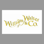 William Walter and Co. Sticker stickers