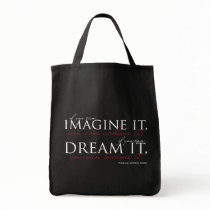 William Ward Imagine Quote Tote Bag