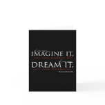 William Ward Imagine Quote Greeting Cards