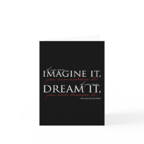 William Ward Imagine Quote Greeting Cards