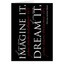 William Ward Imagine Quote Card