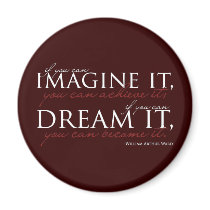 William Ward Imagine Quote Magnets