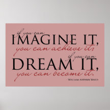 William Ward Imagine Quote Print