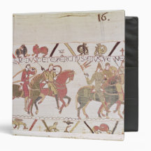 William's  army going to Mont Saint-Michel 3 Ring Binder