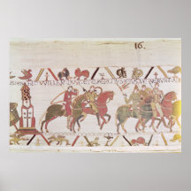 William's  army going to Mont Saint-Michel Posters