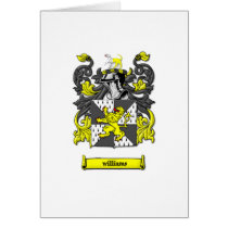 Williams Family Coat of Arms cards
