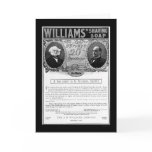 Williams Shaving Soap Ad 1901 Greeting Cards