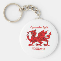 Williams Welsh Dragon Keychain