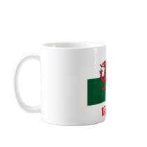 Williams Welsh Flag mugs by NameGame Williams Welsh Flag mugs