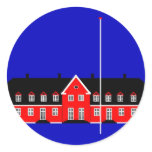 Williamsborg Manor House Round Stickers