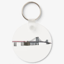 Williamsburg Bridge: 3D Model: keychains