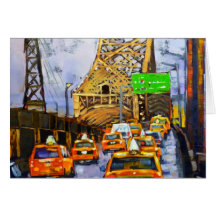 Williamsburg Bridge, Manhattan Greeting Cards
