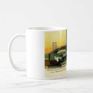 Williamsburg Bridge, New York City, 1905 Vintage mug