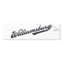 Williamsburg Bumper Sticker