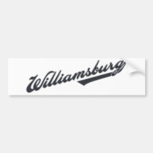 Williamsburg Bumper Sticker