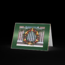 Williamsburg Fruit Wreath Card cards