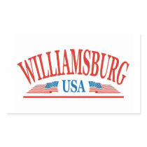 Williamsburg Rectangle Sticker