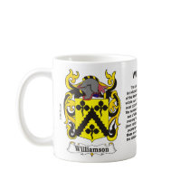 Williamson Family Coat of Arms Mug by NemethArt Williamson Family Coat of Arms Mug