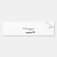 Williamstown Vermont City Classic Bumper Sticker