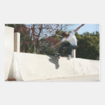 Willie D Backside Noseslide to wallride Rectangular Sticker