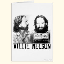 Willie Nelson 1965 Mug Shot cards